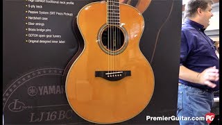 Video thumbnail for SNAMM '17 - Yamaha LJ16 Billy Corgan Signature Acoustic & BB Series Bass Demos by Premier Guitar