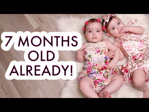 OUR TWIN GIRLS ARE 7 MONTHS OLD!  /// McHusbands