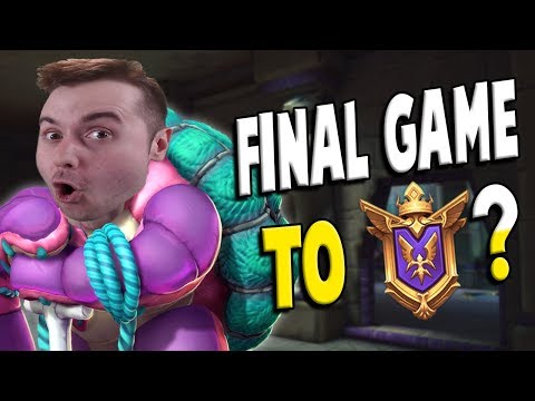 FINAL GAME TO WIN GM  | Road to GM #82 Ranked Makoa Paladins Gameplay