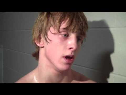 WIAA wrestling  Marshall's Hunter Weber Adam Mertz 2 24 2012