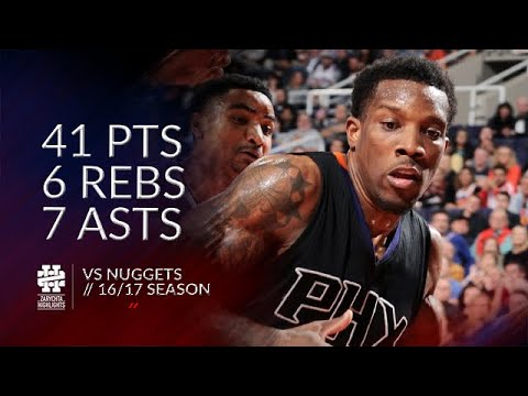 Eric Bledsoe 41 pts 6 rebs 7 asts vs Nuggets 16/17 season