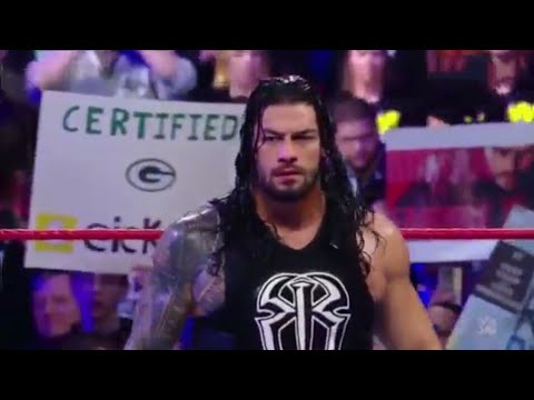 WWE ROMAN REINGH ATTACK BROCK LSENER 26 MARCH 2018 HIGHLITED