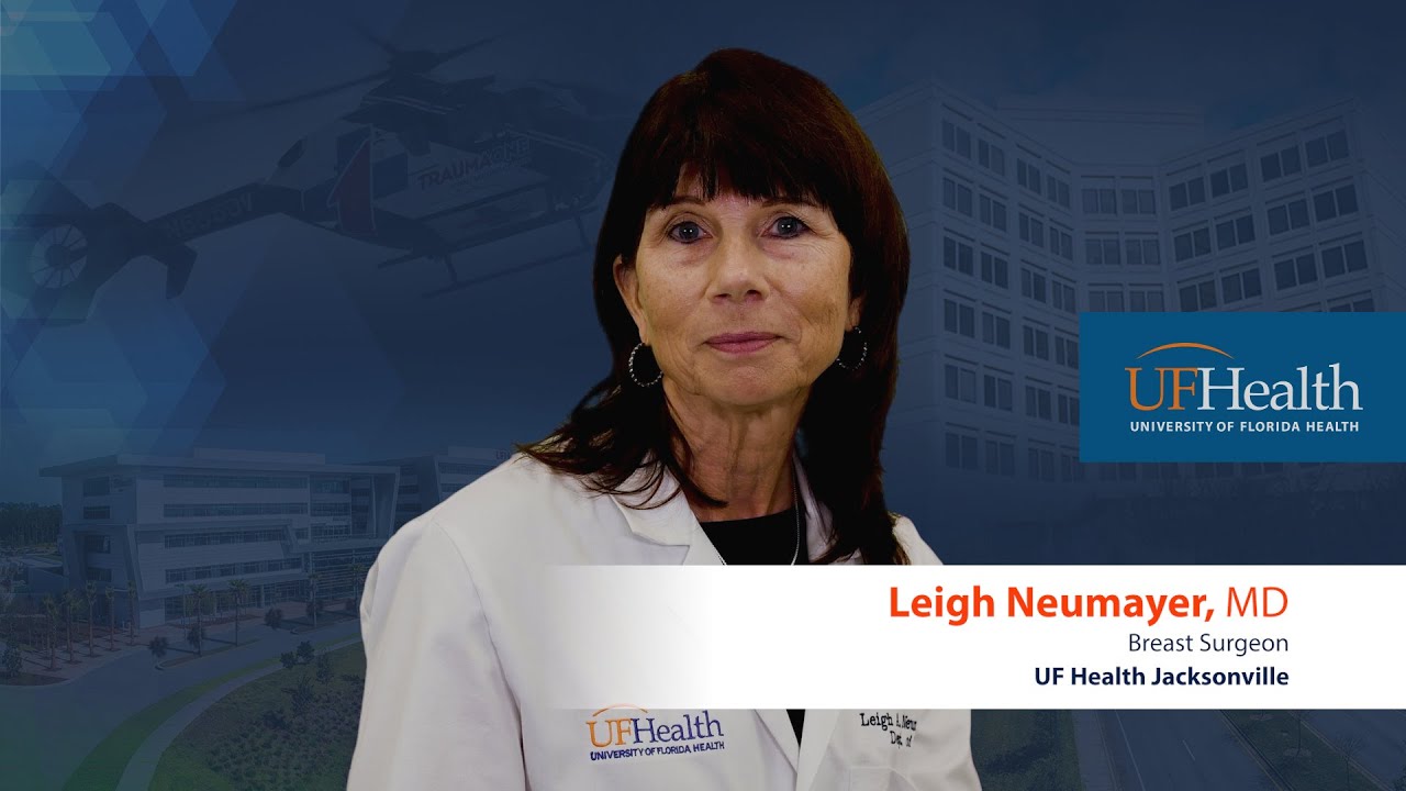 Meet ÂÜÀòÉç Jacksonville breast surgeon Leigh Neumayer, MD. ÂÜÀòÉç Breast Surgery – Jacksonville offers comprehensive, individualized evaluation and treatment options for patients with benign and malignant diseases of the breast. The service is a key component of the multidisciplinary team of physicians within the ÂÜÀòÉç Breast Center – Jacksonville. The breast surgery team comprises board-certified, fellowship-trained breast surgeons and specialists.