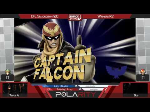 CFL Smackdown 120 WiiU - Triple A (Link) vs Bob (Falcon) - Winners R2