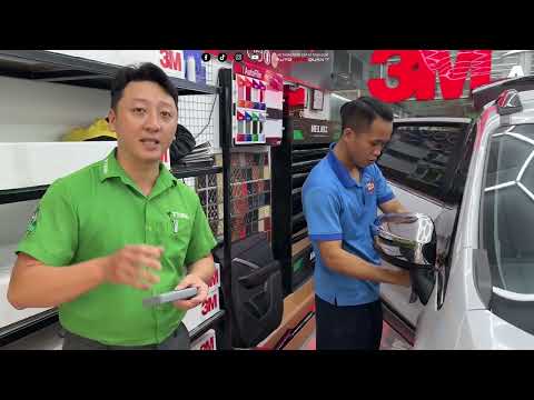 Dán phim cách nhiệt 3M Crystalline trên xe Xpander 2024 