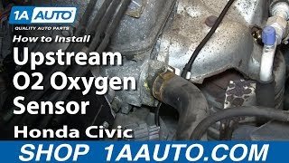 How to Replace O2 Oxygen Sensor 92-00 Honda Civic