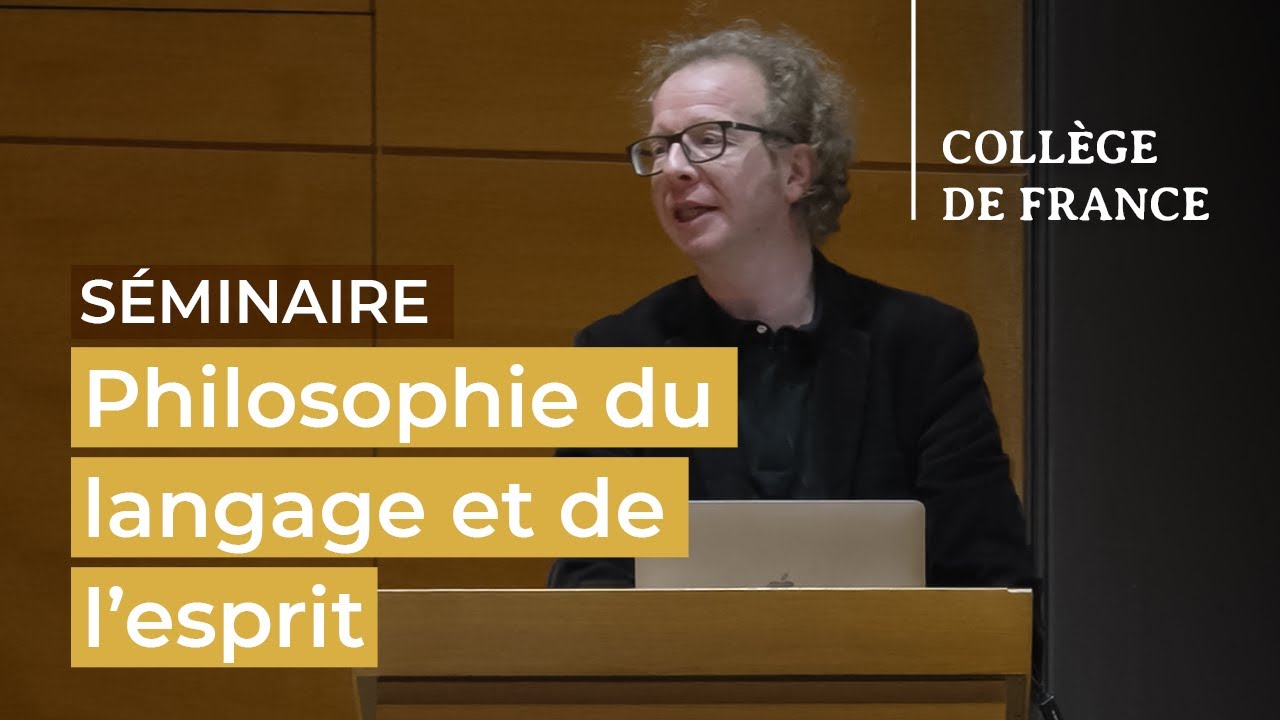 Philosophy of language and mind (1) - François Recanati (2024-2025)