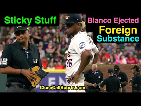 E51 - Ronel Blanco Ejected After Failing Foreign Substance Inspection by Erich Bacchus, Laz Diaz