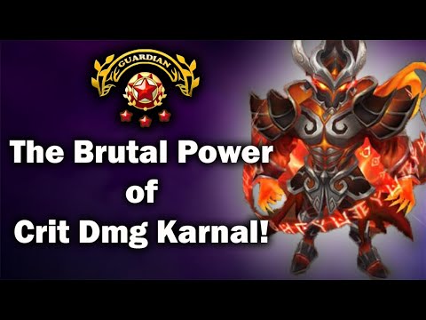 G3 Siege, The Brutal Power of Crit Dmg Karnal - Summoners War