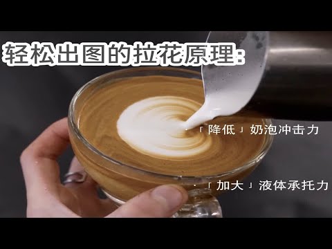 拉花成功的原理原来是这样 ✅｜新手学咖啡