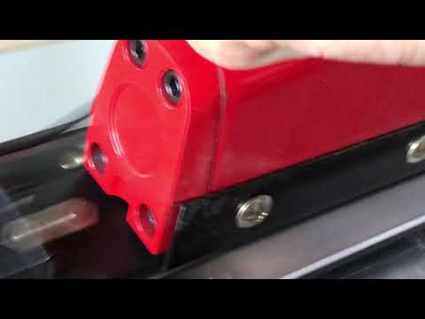 Satin finishing with air line sander