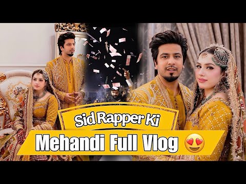 Sid Rapper 😍Full Mehandi Vlog | Mr Hazzy | Full masti shadi mubarak ho 😍❤️