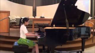 Hailey plays march by Prokofiev