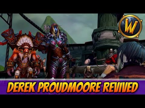 Derek Proudmoore Revived Cutscene | WoW Patch 8.1 - Battle For Azeroth