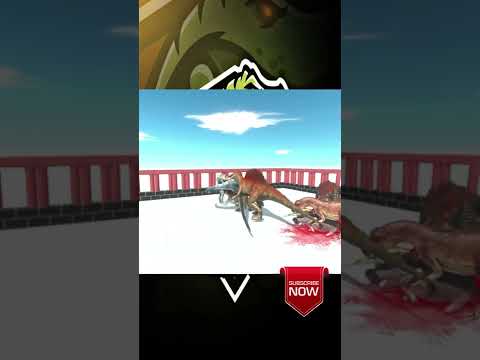 Carnivore Dinosaurs team VS Random Team [ With Scourge ] #shorts