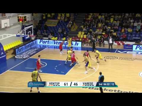 Highlights of Ventspils in win over Openjobmetis Varese  11 9 2016
