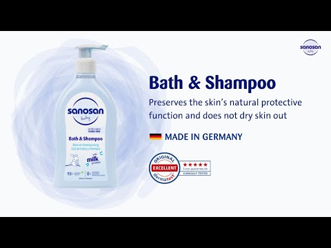 Sanosan Baby Bath & Shampoo - 200ml