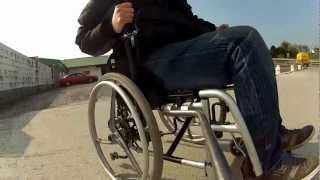 preview picture of video 'Nordigo wheelchair over rough ground'
