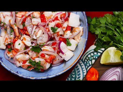 Shrimp and Sea Bass Ceviche Recipe!