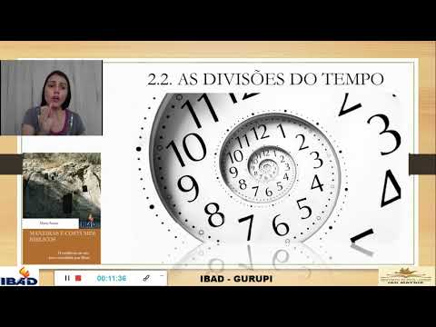 MANEIRAS E COSTUMES BÍBLICOS. Unidades III e IV (Profª ANA CRISTIANE)