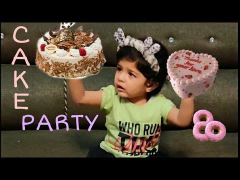 Cake Party By Baby Kashvi | Celebration | Delicious | Enjoying