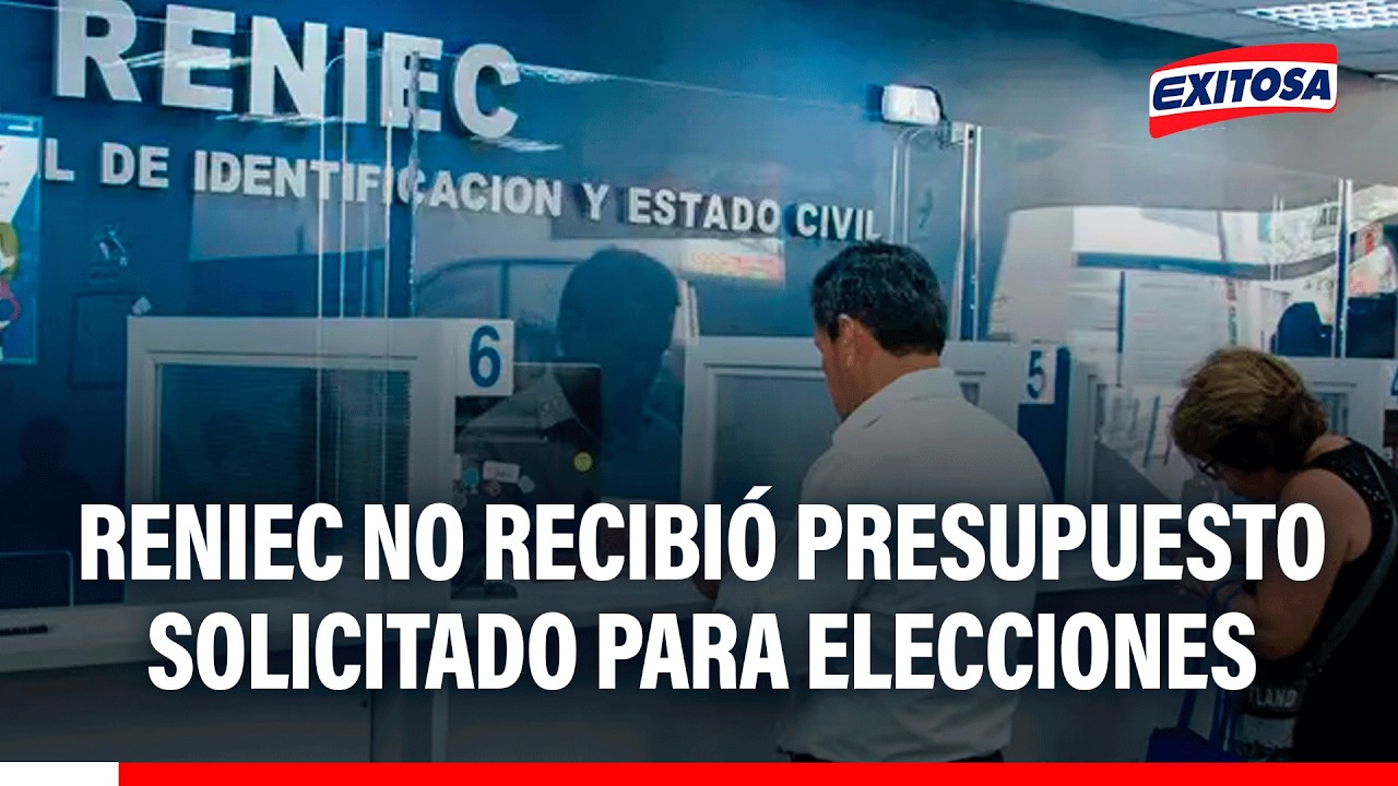 🔴🔵 Reniec no recibió presupuesto de S/ 50 millones solicitado por elecciones