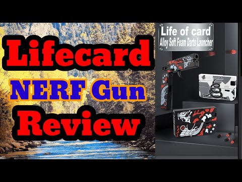 Life Card Nerf Toy Gun Review