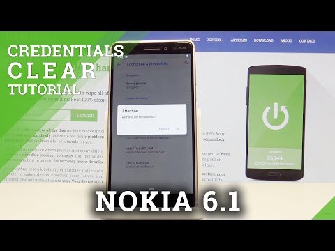 How to Remove All Certificates in Nokia 6.1 - Clear Credentials