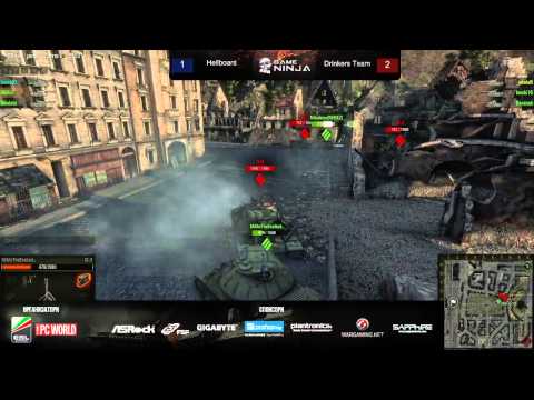 Game Ninja: WoT 3vs3 3/4 place Hellboars vs Drinkers Team game 4