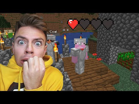 MINECRAFT, MEN VI HAR KUN ET LIV! (med Spillejan)