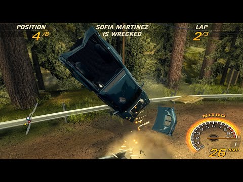 FlatOut 2 - Street finals (Career walkthrough part 29)