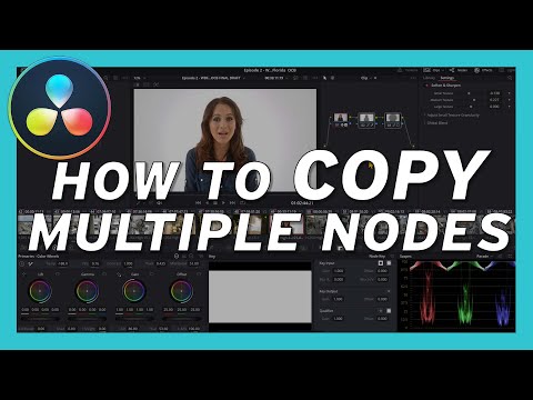 How To COPY MULTIPLE NODES in Davinci Resolve 18