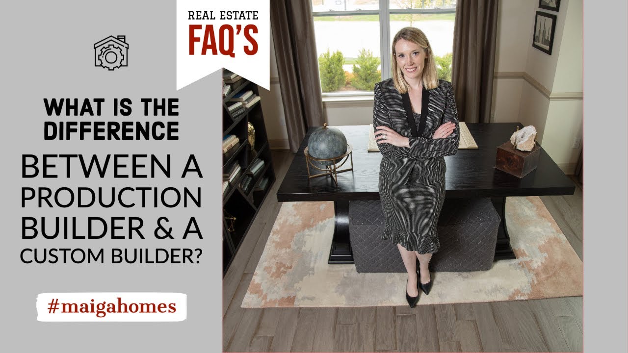 What is the Difference Between a Production Builder & a Custom Home Builder? | Maiga Homes | FAQ's