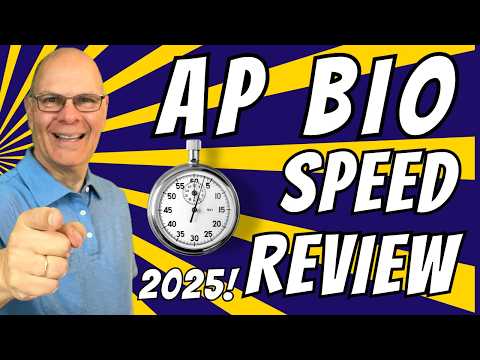 AP Bio Speed Review, 2025. All 8 Units in 56 Minutes!