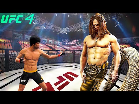 🐯UFC 4 |Bruce Lee vs. The Snake Man  - Tiger Fight🐯
