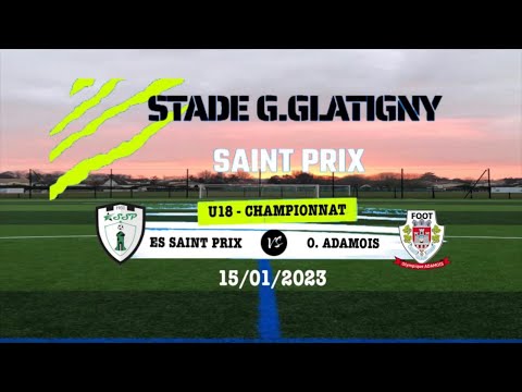 U18 : ES SAINT PRIX - ADAMOIS 2