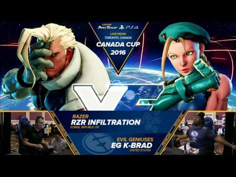 SFV: Canada Cup 2016 - RZR Infiltration vs EG K-Brad - CPT2016