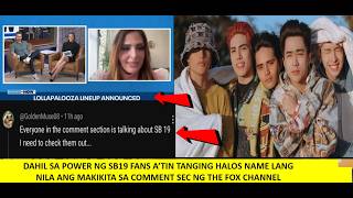 Download lagu SB19 PINATAOB ANG MGA SIKAT NA KASAMA SA LOLLAPALOOZA FOX CHANNEL PURO SB19 NASA COMMENT mp3