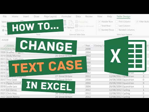 How to Change Text Case in Excel