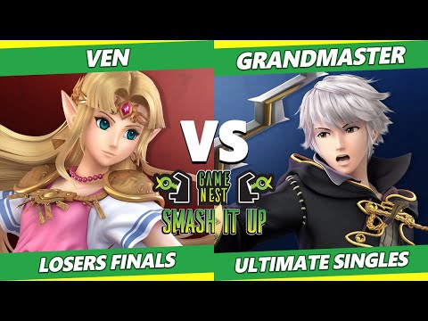 Smash It Up 24 Losers Finals - Ven (Zelda) Vs. Grandmaster (Robin) SSBU Ultimate Tournament