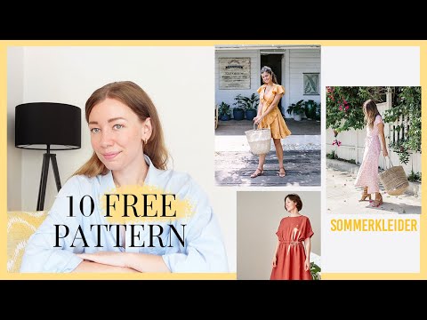 The most beautiful FREE PATTERNS for SUMMER DRESSES!