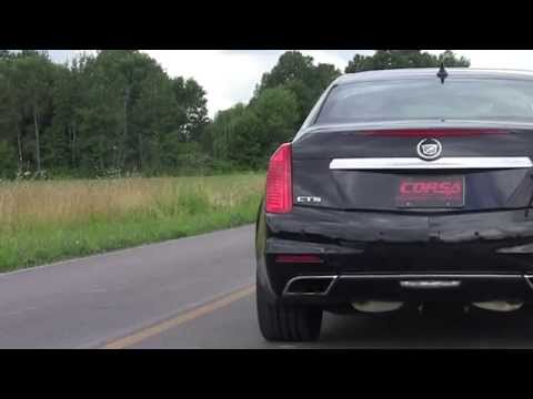 Hear the CORSA Performance 2014 Cadillac CTS Vsport 3.6L V6 Turbo 2.5” Axle-Back Exhaust System