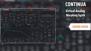 Video thumbnail for Audio Damage CONTINUA | Virtual Analog Morphing SYNTH | No Talking Just Sound | by Tweaking
