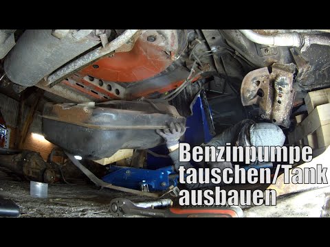 Benzinpumpe tauschen und den Tank ausbauen beim RX-7 | Mazda RX-7