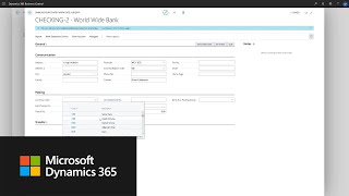 How to set up a bank account in Dynamics 365 Business Central