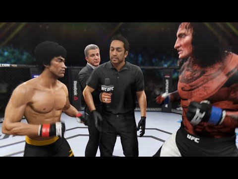 Bruce Lee vs. Mahluk Walker - EA Sports UFC 2 - Dragon Fights 🔥🐲