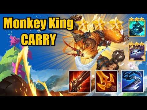 ⭐⭐⭐ CHOSEN WUKONG CARRY! | TFT 10.23 | Teamfight Tactics Fates |