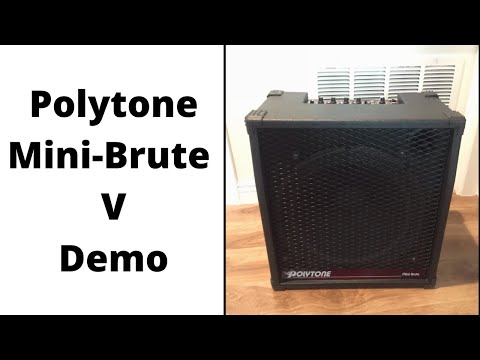 Polytone MINI BRUTE V 1985 - NEGRO image 9