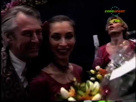 Maya Usova & Alexander Zhulin RUS - 1993 European Figure Skating Championships Free Dance