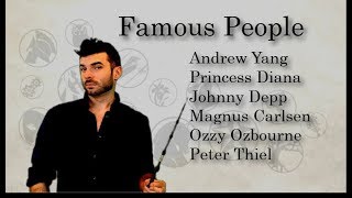 How to Type - Andrew Yang, Princess Diana, Magnus Carlsen, Johnny Depp, Ozzy Ozbourne, and more! video